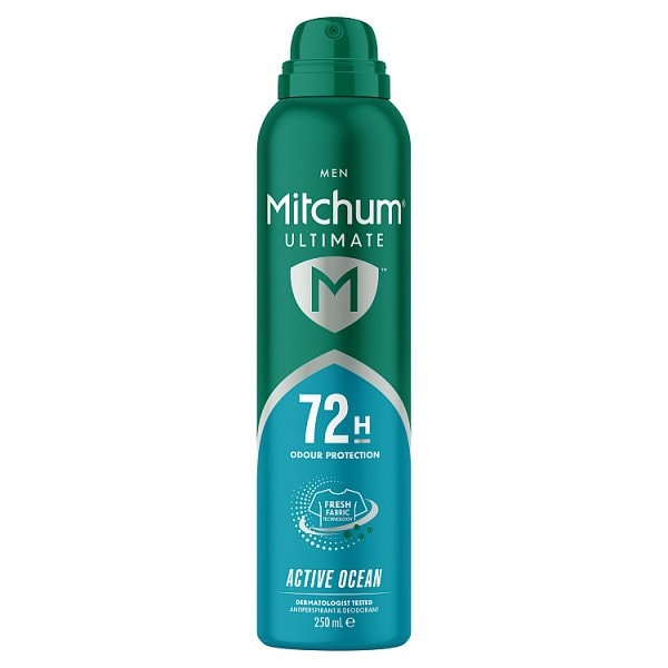 Mitchum Women's Male Ultimate 72H Aerosol Active Ocean 250Ml