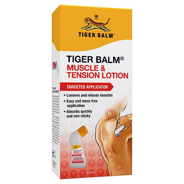 Tiger Balm Unisex Muscle & Tension Lotion