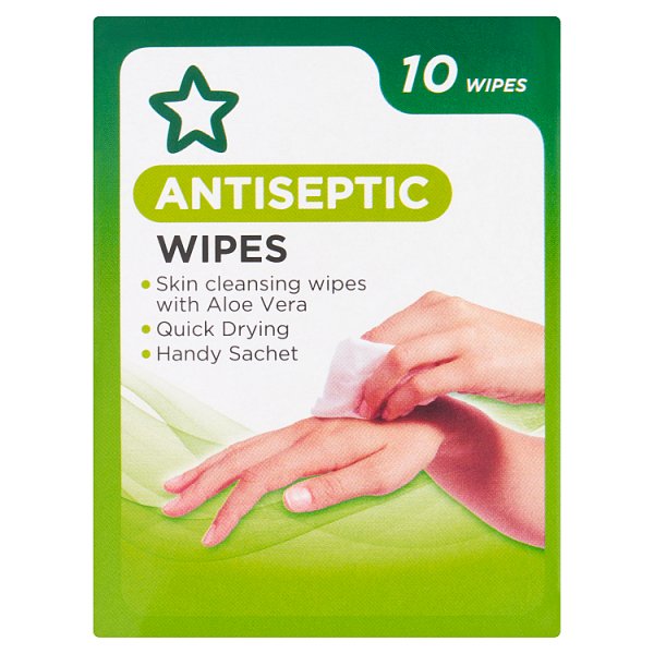 Superdrug Unisex Infant Antiseptic 10 Wipes