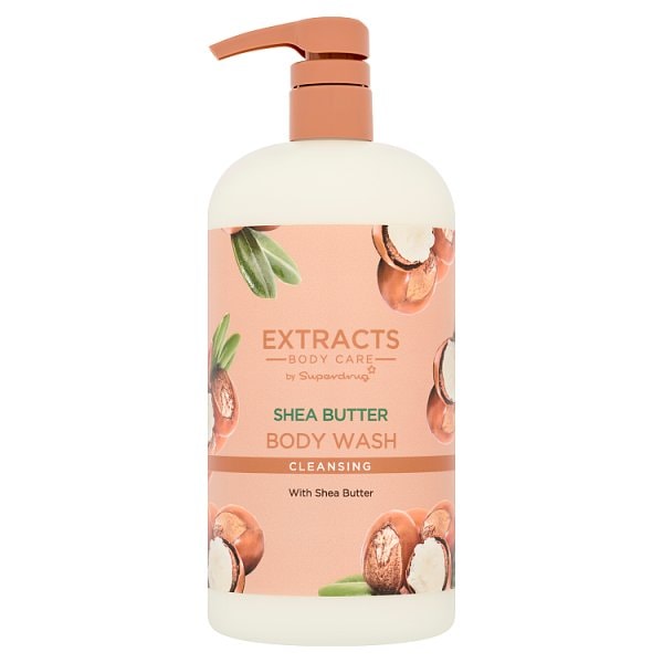 Superdrug Unisex Extracts Shea Body Wash 1L