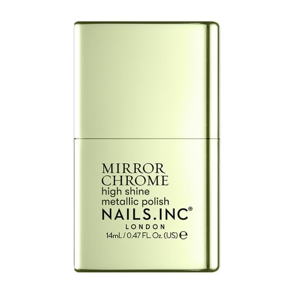 Nails. Inc Go Your Chrome Way Olive Mirror Chrome Nail Polish