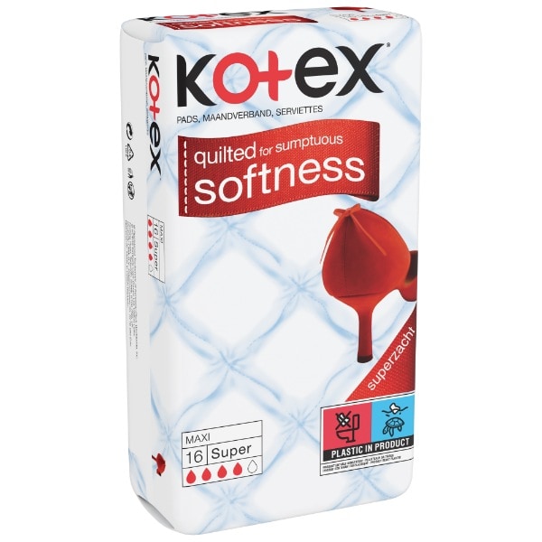 Kotex Men's Maxi Super 16 Pack