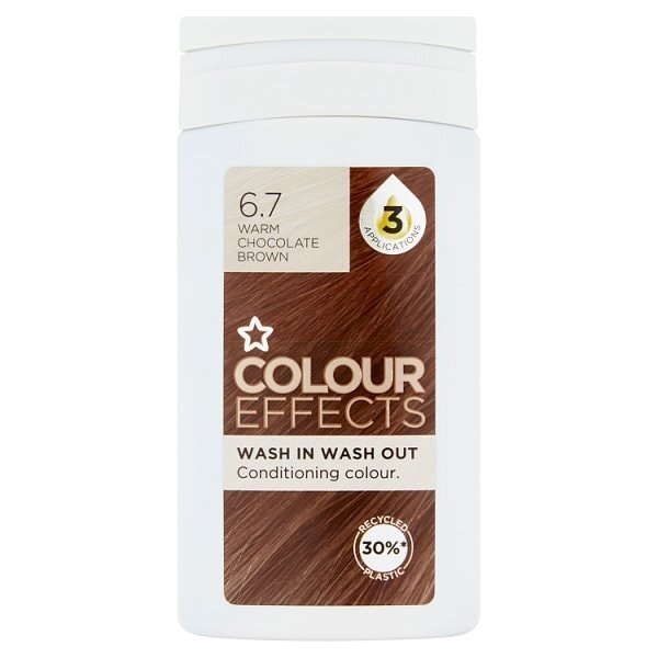 Superdrug Unisex Brown Colour Effects Warm Chocolate Hair Dye