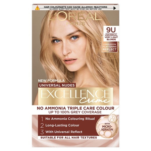 L'oréal Paris Unisex 9U Very Light Blonde L'oréal Excellence Crème Universal Nudes