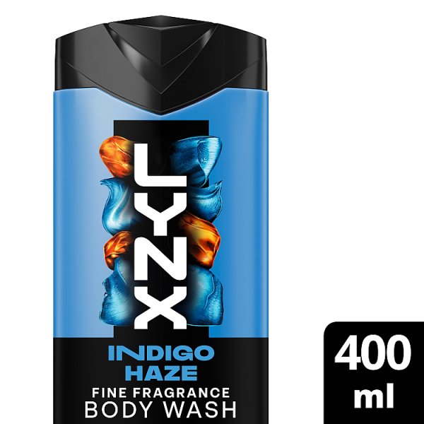 Lynx Men's Indigo Fine Fragrance Collection Haze Premium Body Wash 400Ml