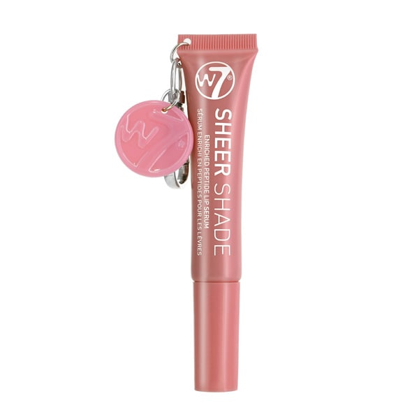 W7 Sheer Shade Lip Gloss With Key Ring - Mauve Muse 12ml