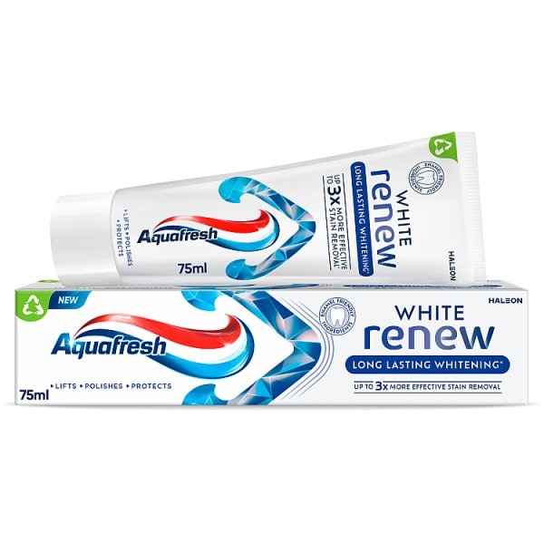 Aquafresh Unisex White Renewal Long Lasting Toothpaste 75Ml