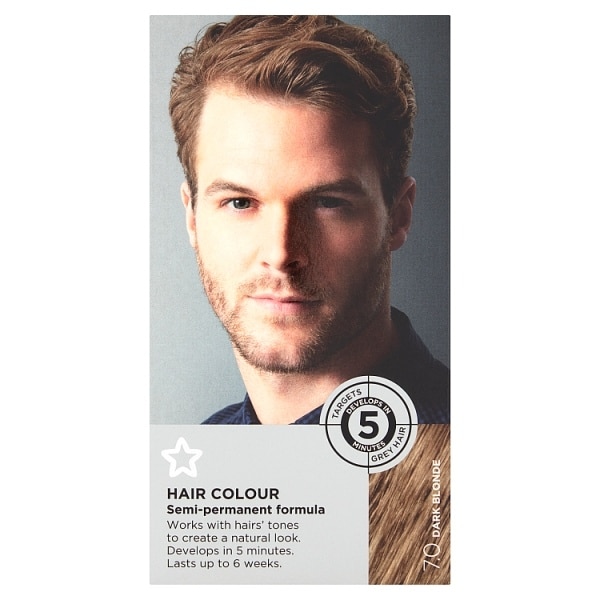 Superdrug Men's Grey Colour For Dark Blonde 7.0
