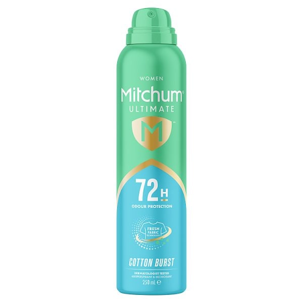 Mitchum Women's Ultimate 72H Aerosol Cotton Burst 250Ml