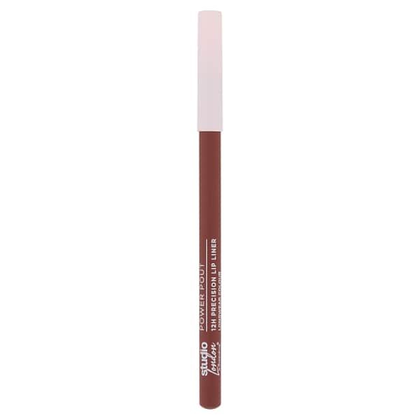 Superdrug Studio London Women's Dark Brown 12H Precision Lip Liner Power Brown