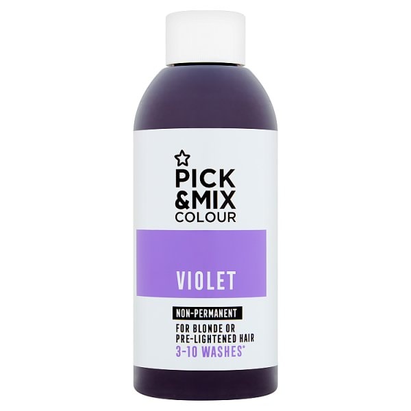 Pick & Mix Unisex Violet Semi-Permanent Hair Dye 125Ml