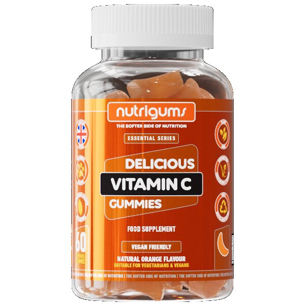 Nutrigums Unisex Blood Orange Vitamin C Gummies Orange - 60 Pack