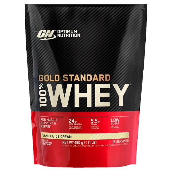 Optimum Nutrition Unisex Cream Vanilla Ice Whey Protein Powder