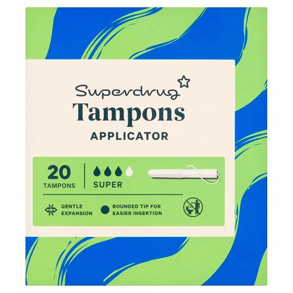Superdrug Men's Super Applicator Tampons X 20