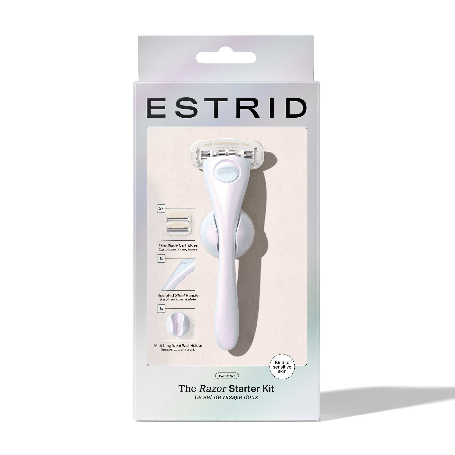 Estrid Women's Pearl The Body Razor Starter Kit