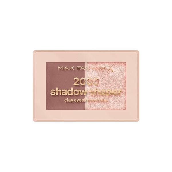 Max Factor Shadow Shaper Duo Eyeshadow Palette Clay Gleam