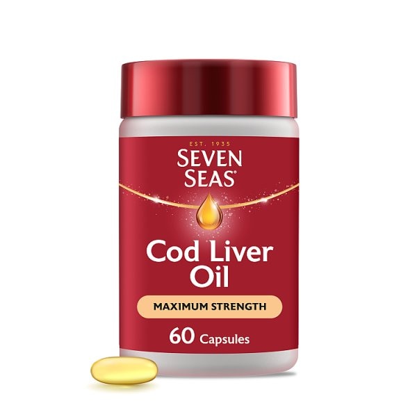 Seven Seas Unisex Cod Liver Oil Max Strength Omega-3