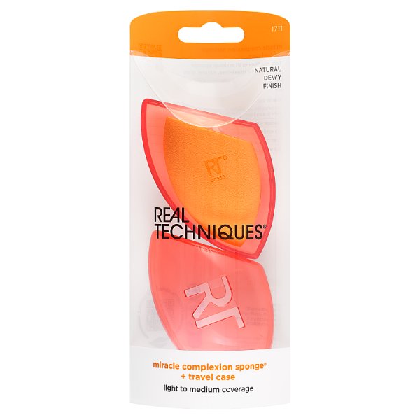 Real Techniques Unisex Cream Miracle Complexion Sponge With Case