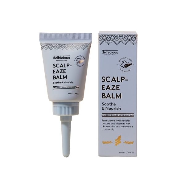 Delhicious Unisex Mango Scalp-Eaze Scalp Balm - Amla & Butter 65Ml