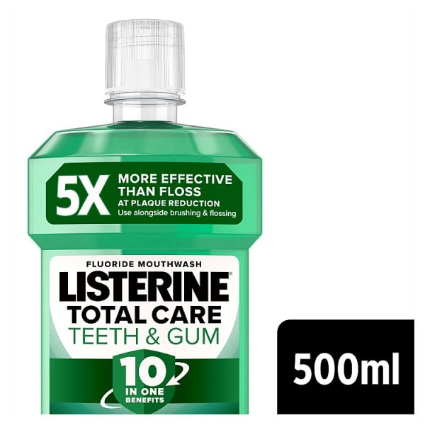 Listerine Unisex Teeth And Gum Mouthwash 500Ml