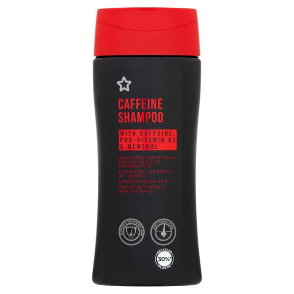 Superdrug Unisex Caffeine Shampoo 200Ml