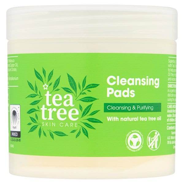 Tea Tree Biodegradable Cleansing Pads