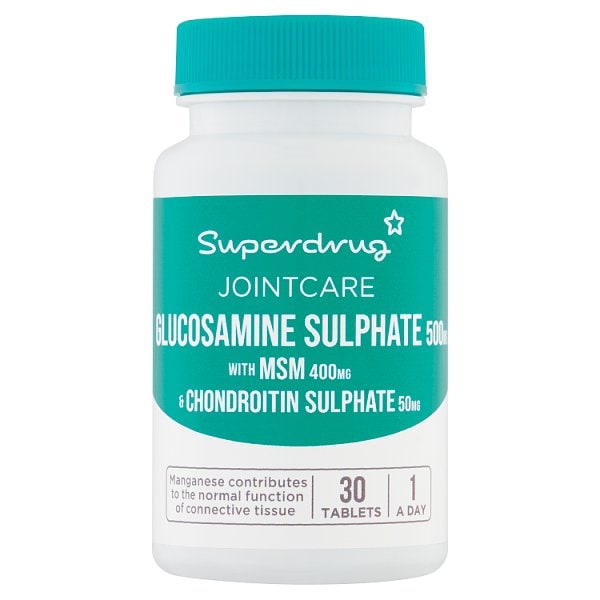 Superdrug Unisex Glucosamine 500Mg & Chondriotin 30S