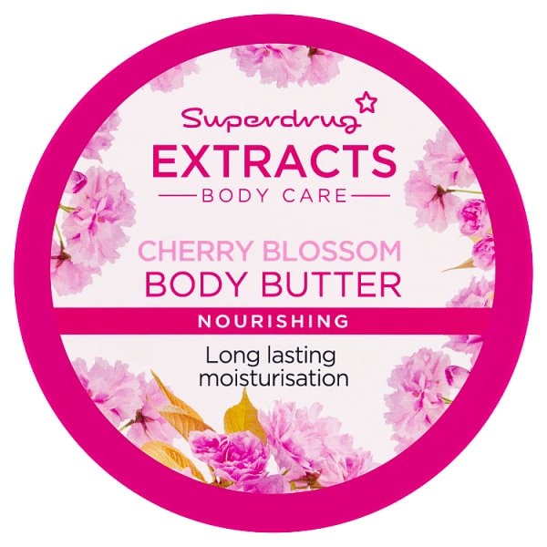 Superdrug Unisex Cherry Blossom Extracts Cherry Body Butter