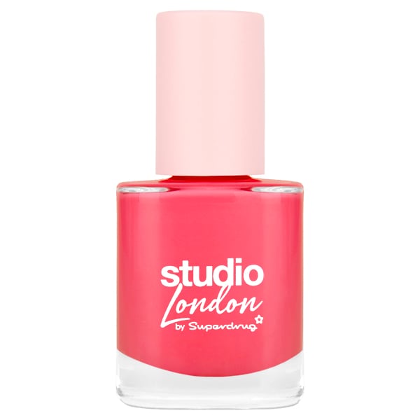 Superdrug Studio London Unisex Coral Nail Polish