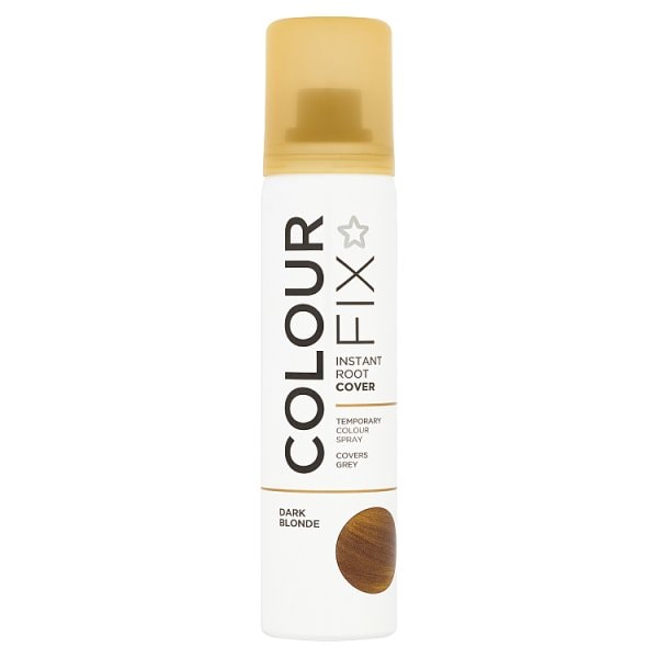 Superdrug Unisex Blonde Colour Fix Instant Root Cover - Dark