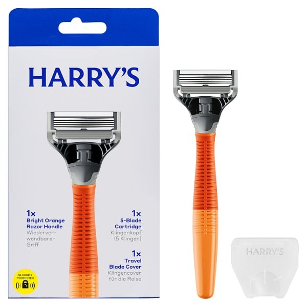Harry's Men's Bright Orange Truman Razor + Blade