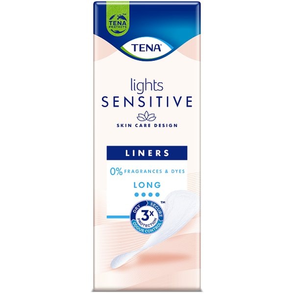 Tena Women's Lights Long Incontinence Liners 40 Pack