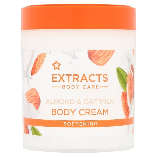 Superdrug Unisex Almond & Oat Milk Extracts Body Cream 475Ml