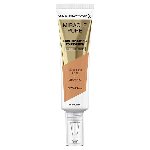 Max Factor Miracle Pure Liquid Foundation 80 Bronze