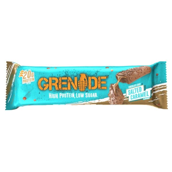Grenade Men's Carb Killa Chocolate Chip Salted Caramel Bar 60G