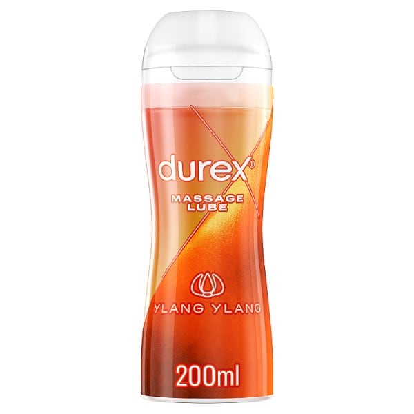 Durex Unisex 2-In-1 Massage Ylang Ylang Lube Water Based 200Ml