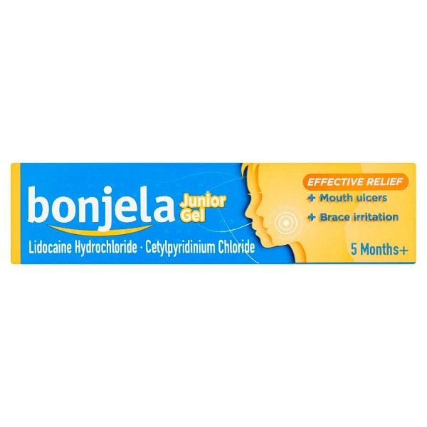 Bonjela Unisex Kids Junior Mouth Ulcer Pain Reliefsugar Free Gel 15G