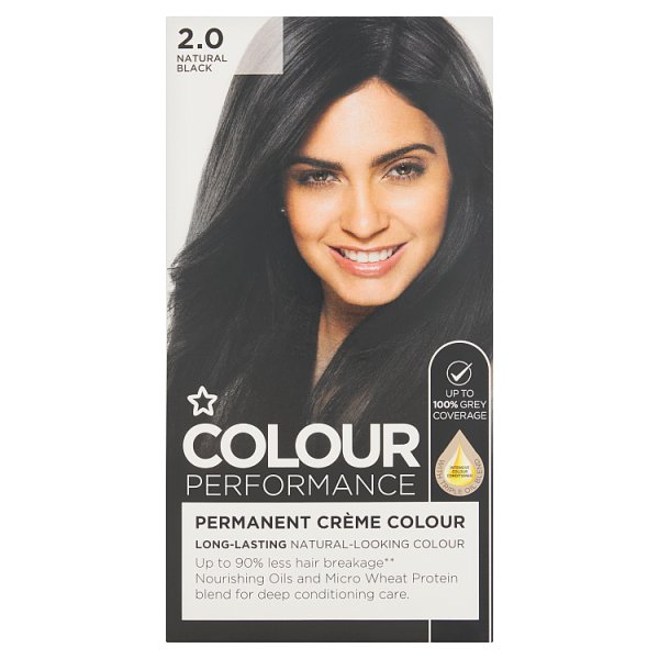 Superdrug Unisex Natural Black Colour Performance 2.0