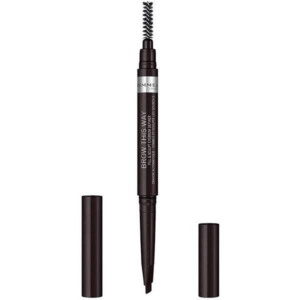 Rimmel Brow This Way Fill & Sculpt Eyebrow Definer 004 Soft Black