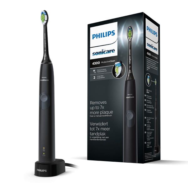 Philips Men's Black Sonicare Protectiveclean 4300