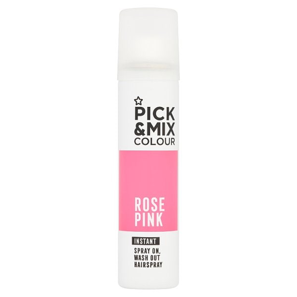Superdrug Unisex Pink Pick & Mix Colour Hairspray 75Ml