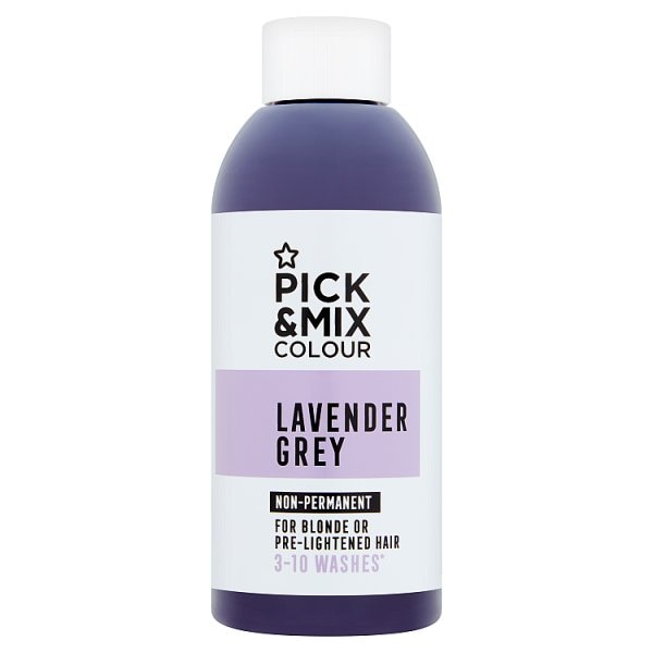 Pick & Mix Unisex Dusky Lavender Semi-Permanent Hair Dye Lavender Grey 125Ml