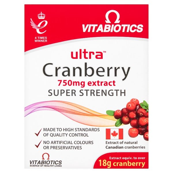 Vitabiotics Women's Ultra Cranberry 30 Tablets