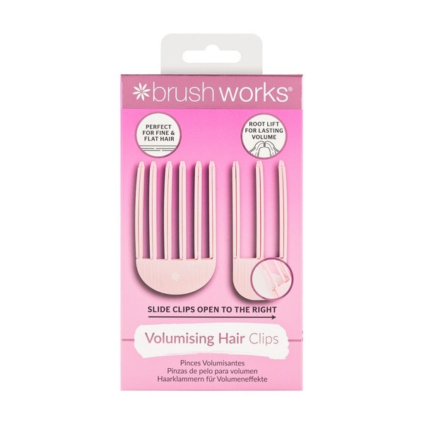 Brushworks Unisex Volumising Hair Clips - 2 Pack