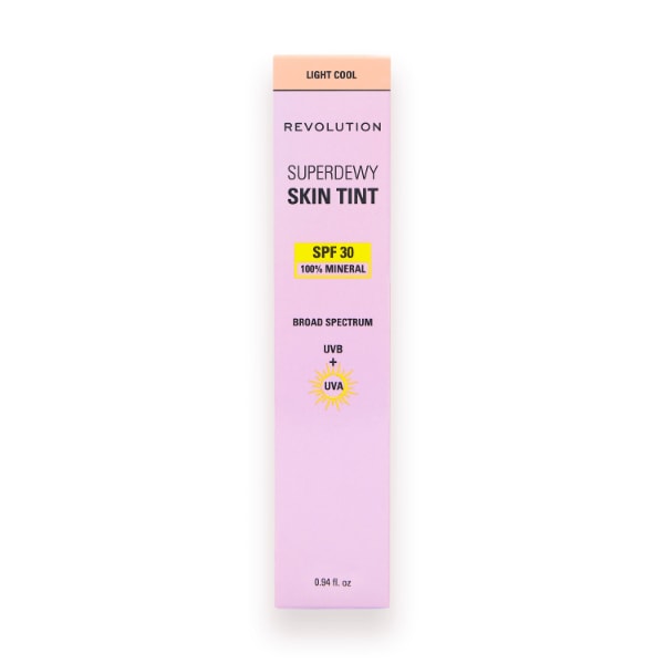 Revolution Unisex Light Cool Superdewy Sundew Spf 30 Skin Tint Liquid Foundation