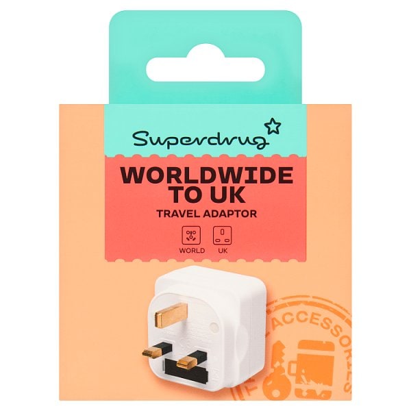 Superdrug Visitor To Uk Travel Adaptor