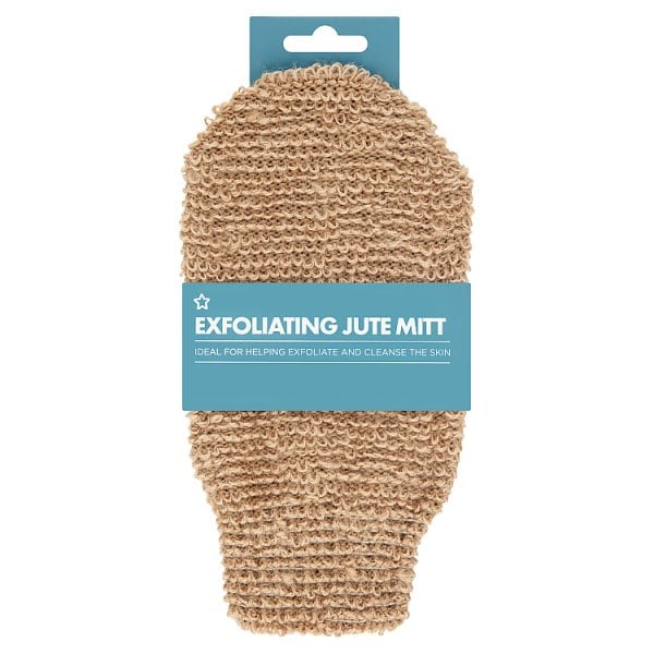 Superdrug Unisex Exfoliating Jute Mitt