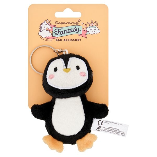 Fantasy Unisex Kids Keychain Plush Penguin