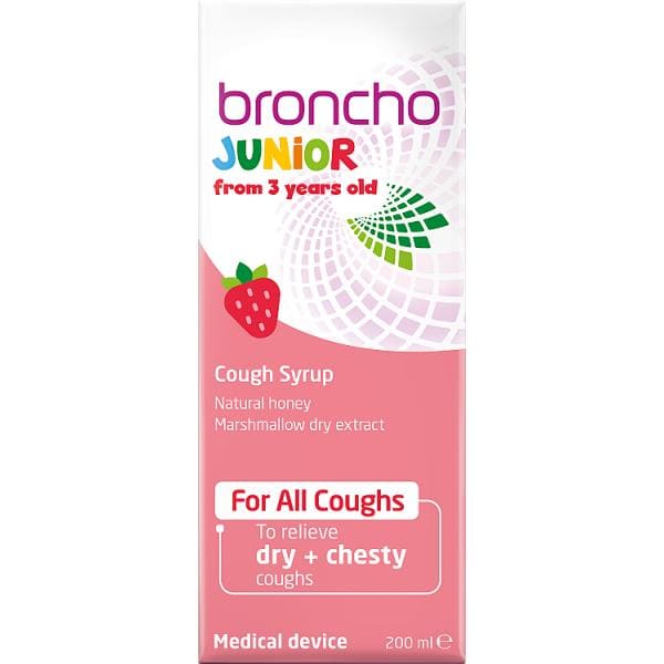 Bronchostop Unisex Kids Buttercup Junior Cough Syrup 200Ml