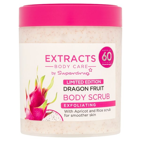 Superdrug Unisex Dragonfruit Extracts Body Scrub 465Ml